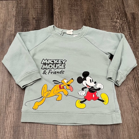 H&M | Shirts & Tops | Hm Mickey Mouse Sweater | Poshmark